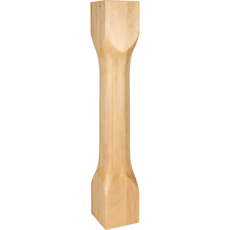 Hardware Resources 6" Wx6"Dx35-1/2"H Hard Maple Cathedral Turned Post P83-6-HMP